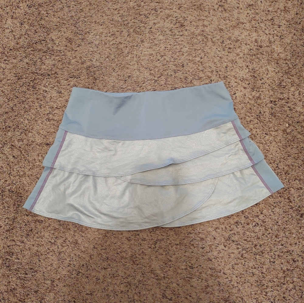 Lucky in Love Scalloped Tennis Skort